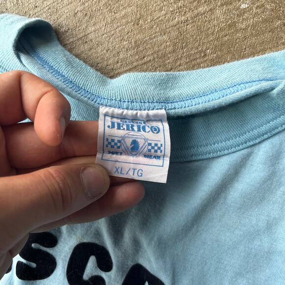 VINTAGE 70S 80S SUNSCREEN NAZI HUMOR T-SHIRT JOKE GRAPHIC SINGLE STITCH MENS XL - Picture 4 of 5